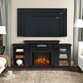 Calie Electric Fireplace Entertainment Center White By Real Flame