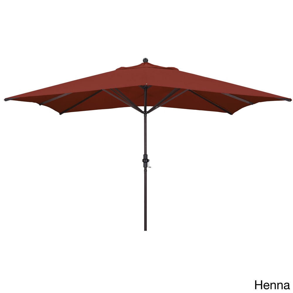 Havenside Home Newport Rectangular Crank Lift Umbrella