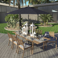 California Umbrella 9 Foot Black Aluminum Market Umbrella