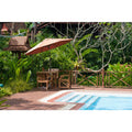 Havenside Home North Bend 9 Foot Crank Open Auto Tilt Bronze Umbrella