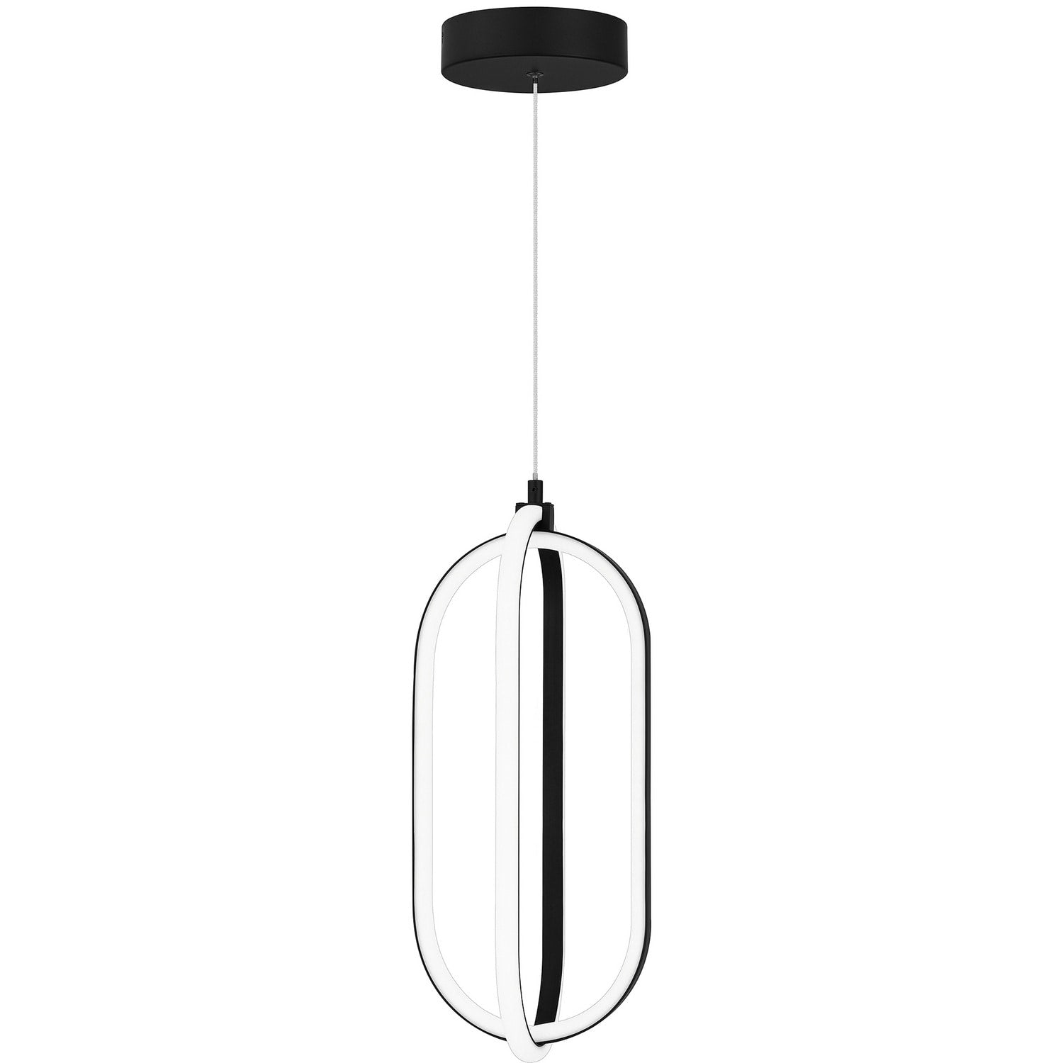 Calista Led Mini Pendant In Matte Black