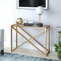Calix Accent Table In Blackened Bronze