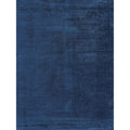 Calla Handloomed Bamboo Silk Navy Blue Area Rug 10 X 14