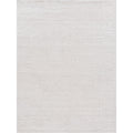 Calla Handloomed Bamboo Silk White Area Rug 14 X 18