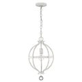 Callie 1 Light Country White Pendant