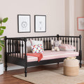 Callison Spindle Daybed Turned Farmhouse Sofa Bed With Spoked Frame Border For Living Room Guest Room Or Kids Room