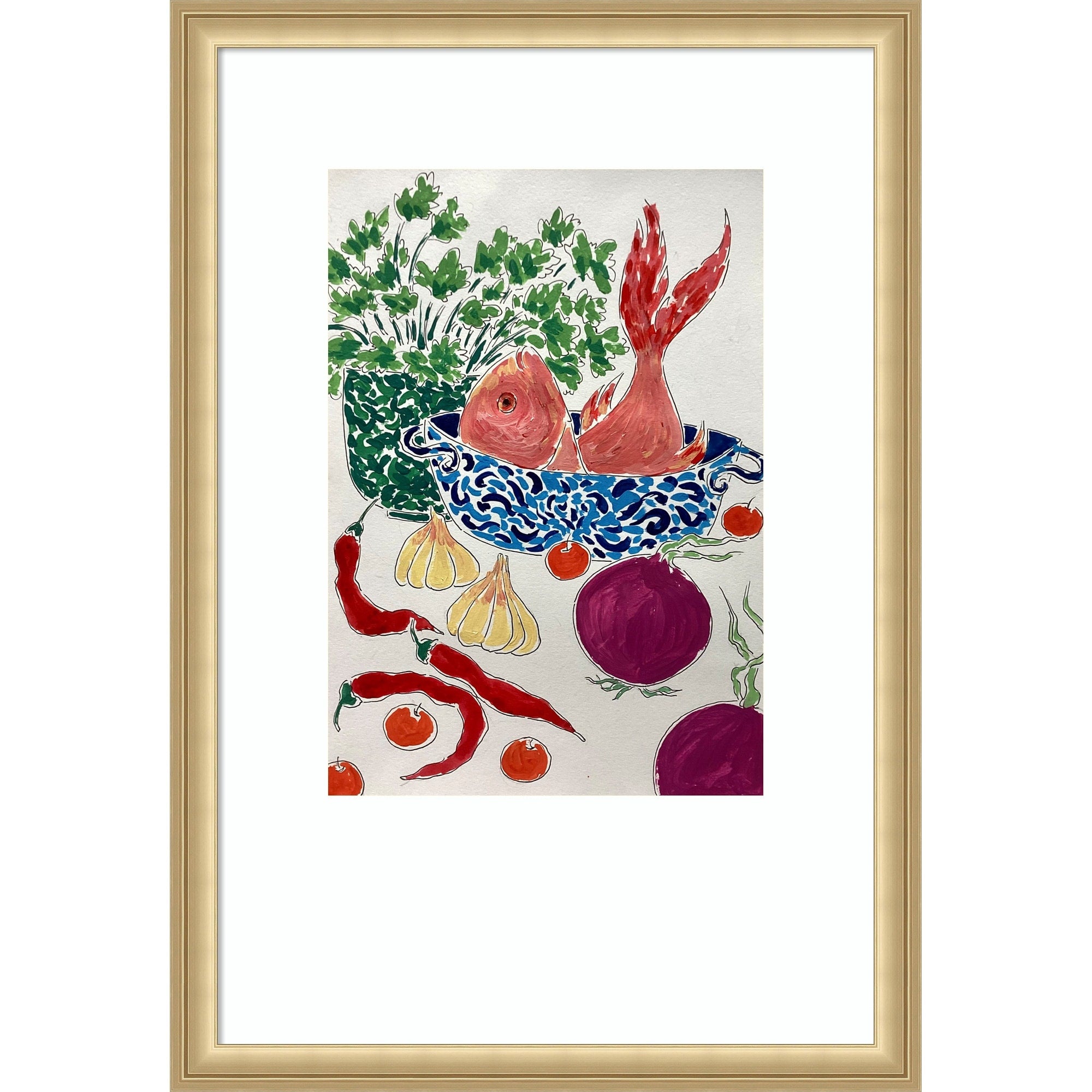 Calm Before Storm By Rushati Chowdhury Wood Framed Wall Art Print