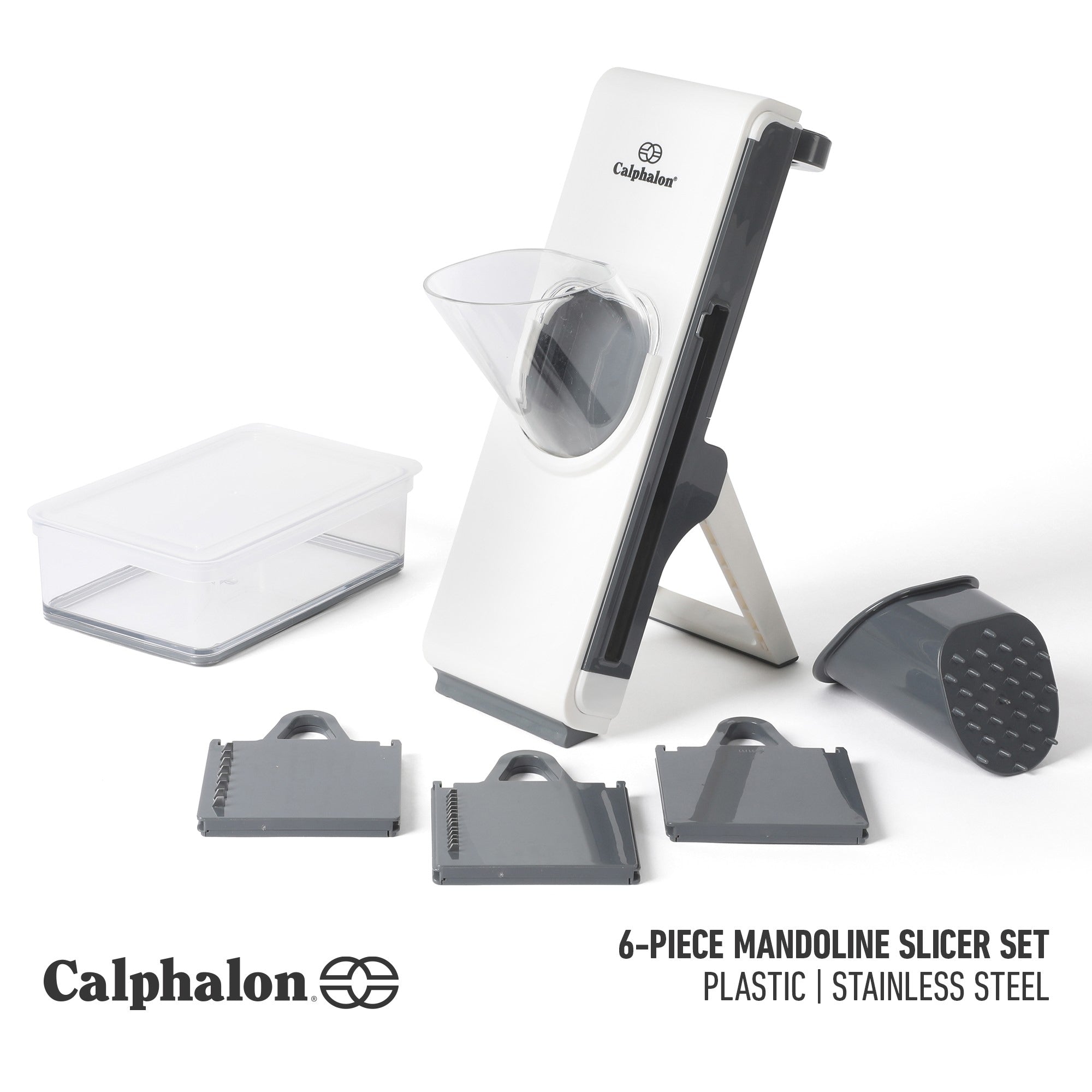 Calphalon Aero Mandoline Slicer Manual Vegetable Chopper 4.6 X 4.13 X11.54