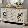 Calum Farmhouse Antique White Server By Foa