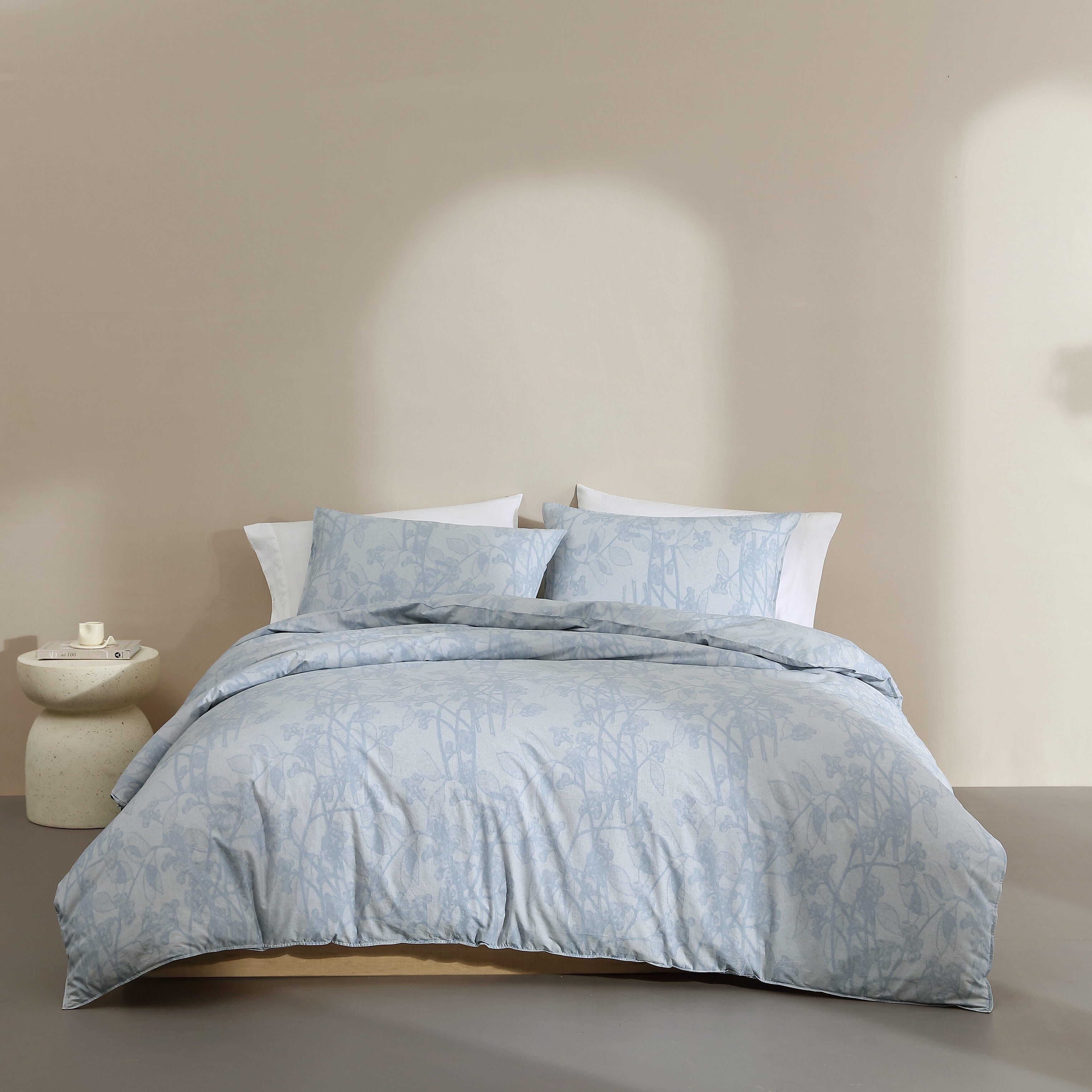 Calvin Klein Bayberry Cotton Blue Comforter Set