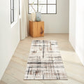 Calvin Klein Ck029 Captivating Indoor Only Ivory Multicolor Geometric Area Rug