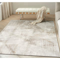 Calvin Klein Ck073 Compass Indoor Only Ivory Cream Geometric Area Rug