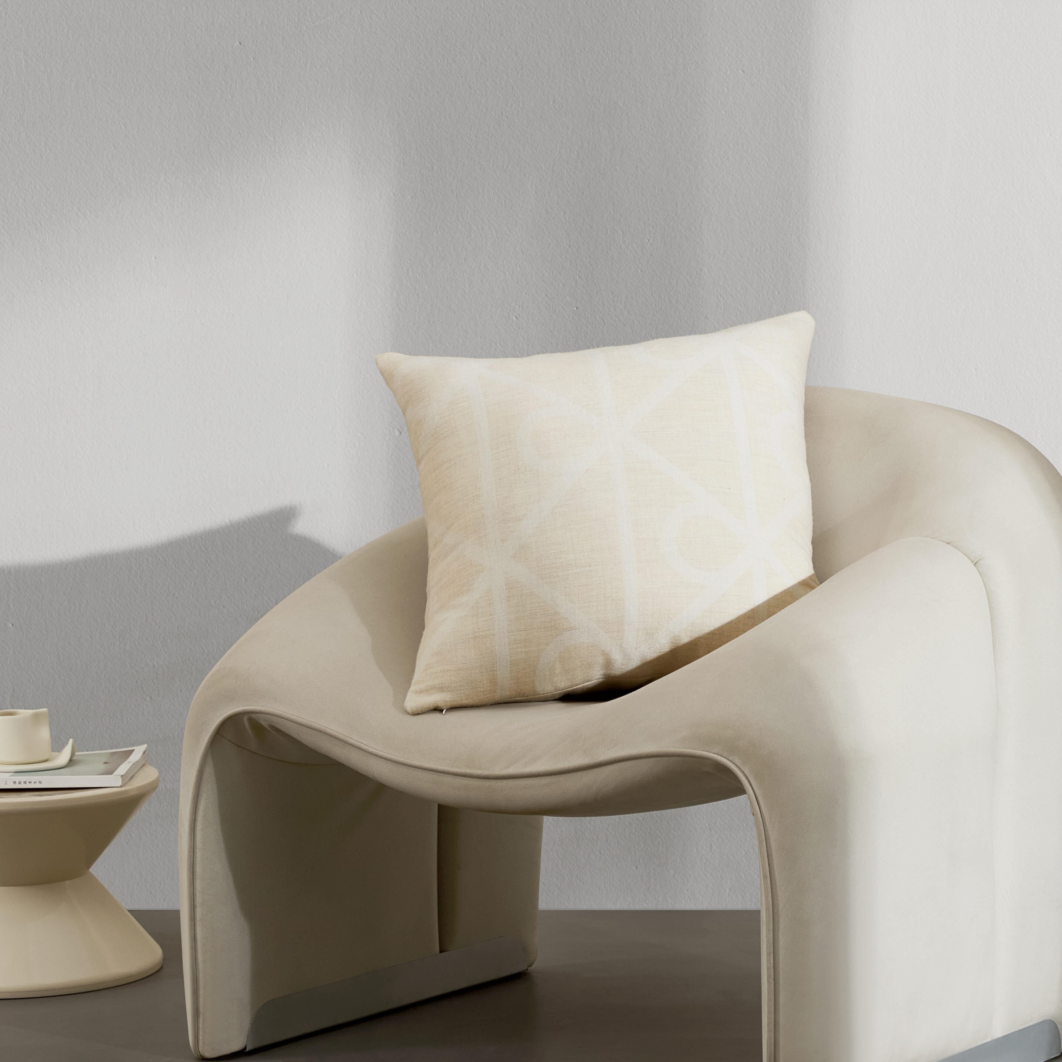 Calvin Klein Emblem Yarn Dyed Decorative Pillow 20X20