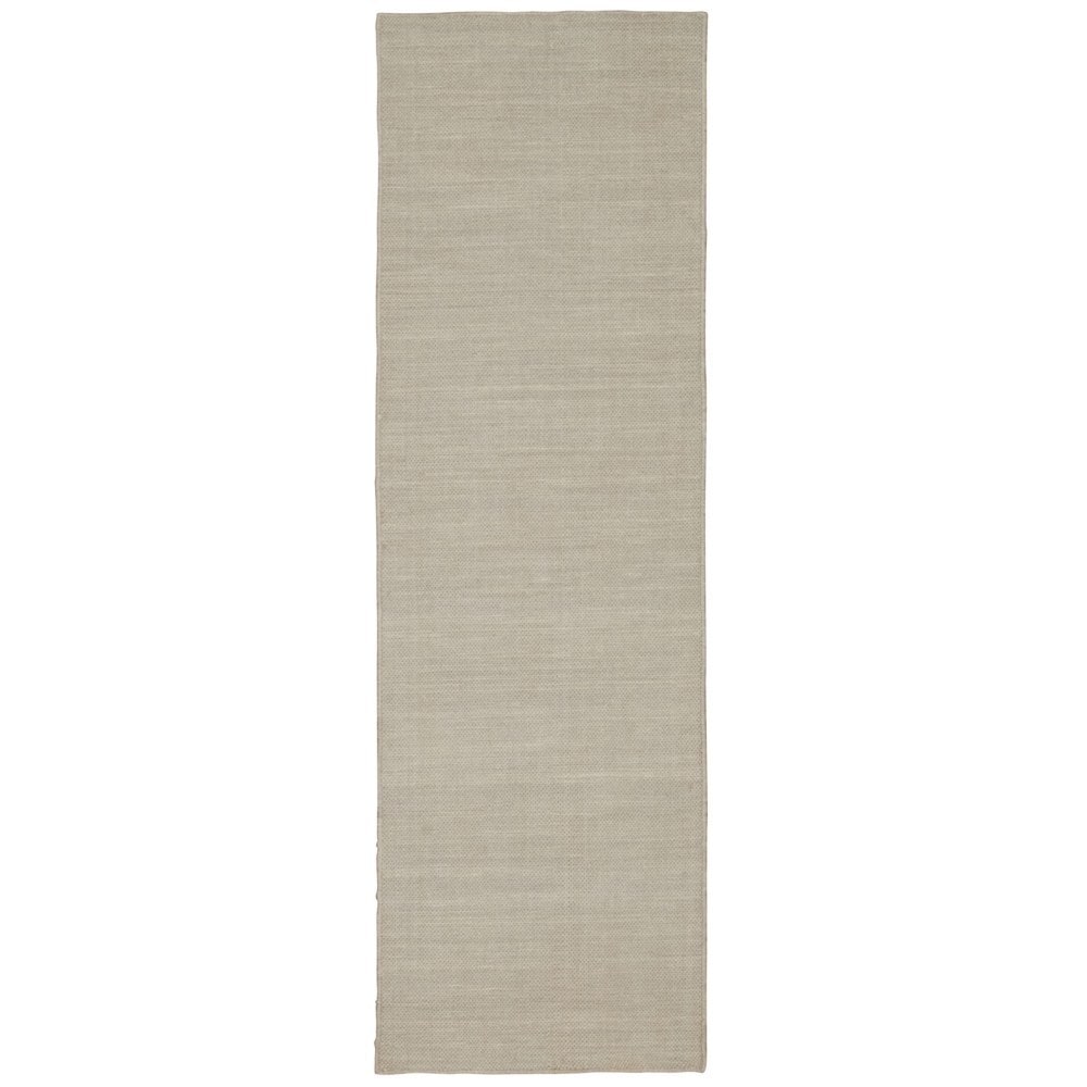 Nourison Hand Loomed Plateau Quartz Cotton Wool Rug 23 X 8 23 X 8 Runner