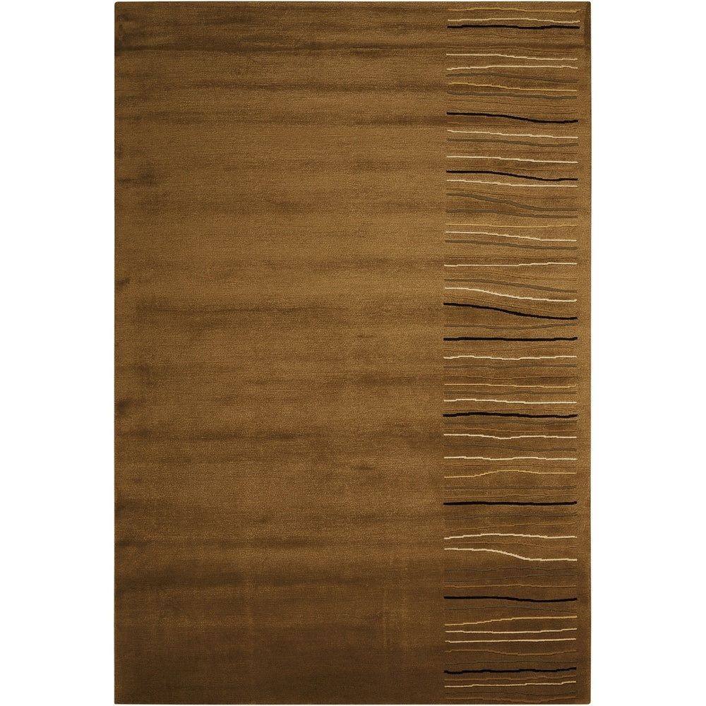 Calvin Klein Tibetan Weave Khaki Area Rug By Nourison 96 X 136