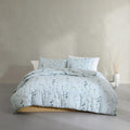 Calvin Klein Wildflower Cotton Reversible Blue Comforter Set