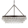 6 Light Vibrant Bronze Chandelier