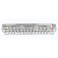 8 Light Chrome Glass Bath Vanity Light