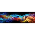 Cortesi Home Smokey Haze Tempered Glass 16 X 48 Inch Wall Art