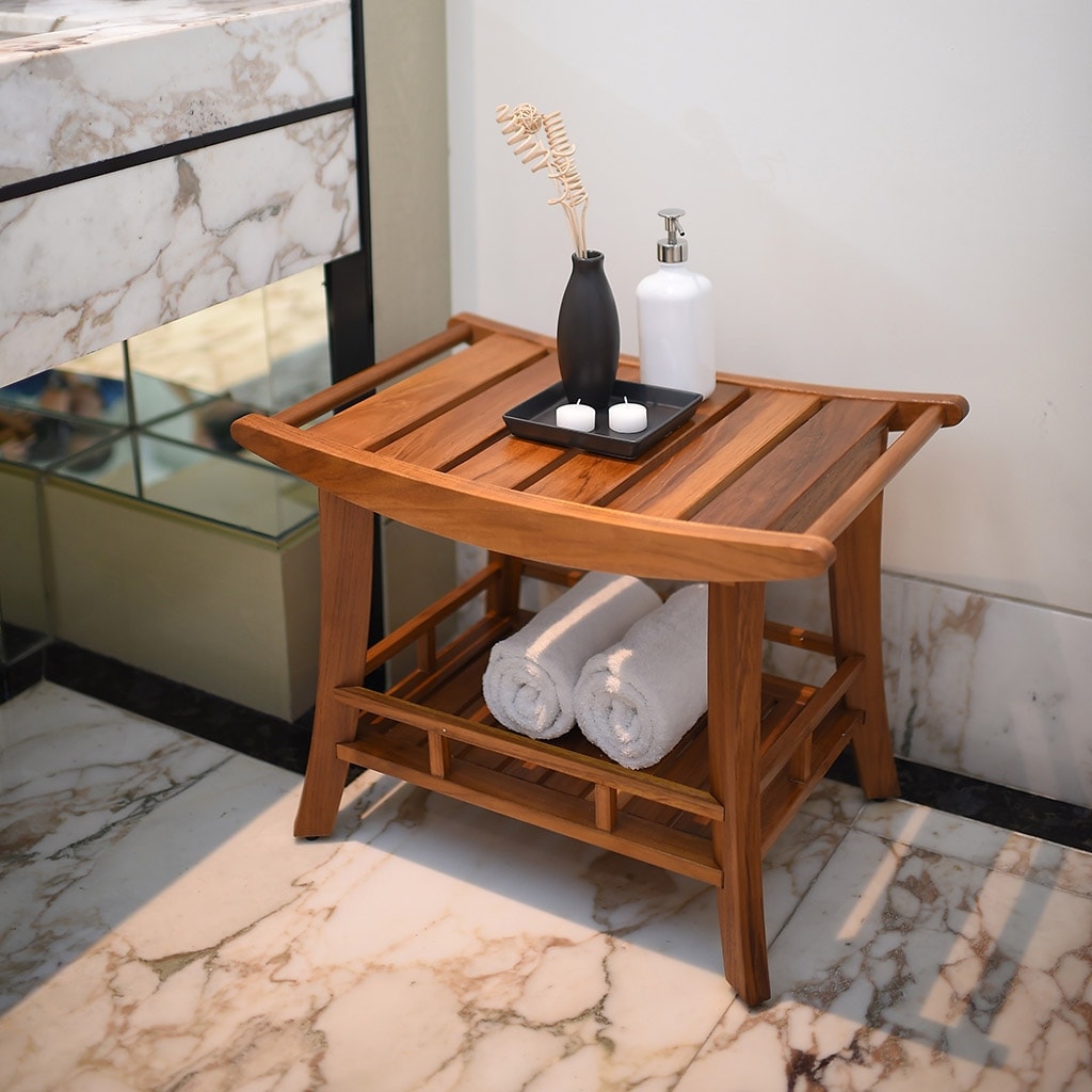 Cambridge Casual Estate Spa Teak Stool