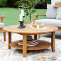 Havenside Home Leon Teak Patio Coffee Table