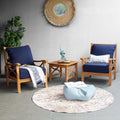 Havenside Home Lowell 3 Piece Small Patio Chat Set