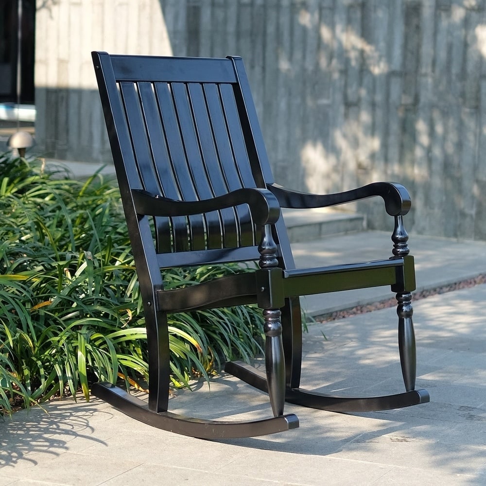 Cambridge Casual Lyon Mahogany Porch Rocking Chair