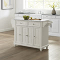 Cambridge Granite Top Full Size Kitchen Island Cart 51.5 W X 18 D X 36 H