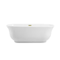 Soaking Bathtub In Glossy White