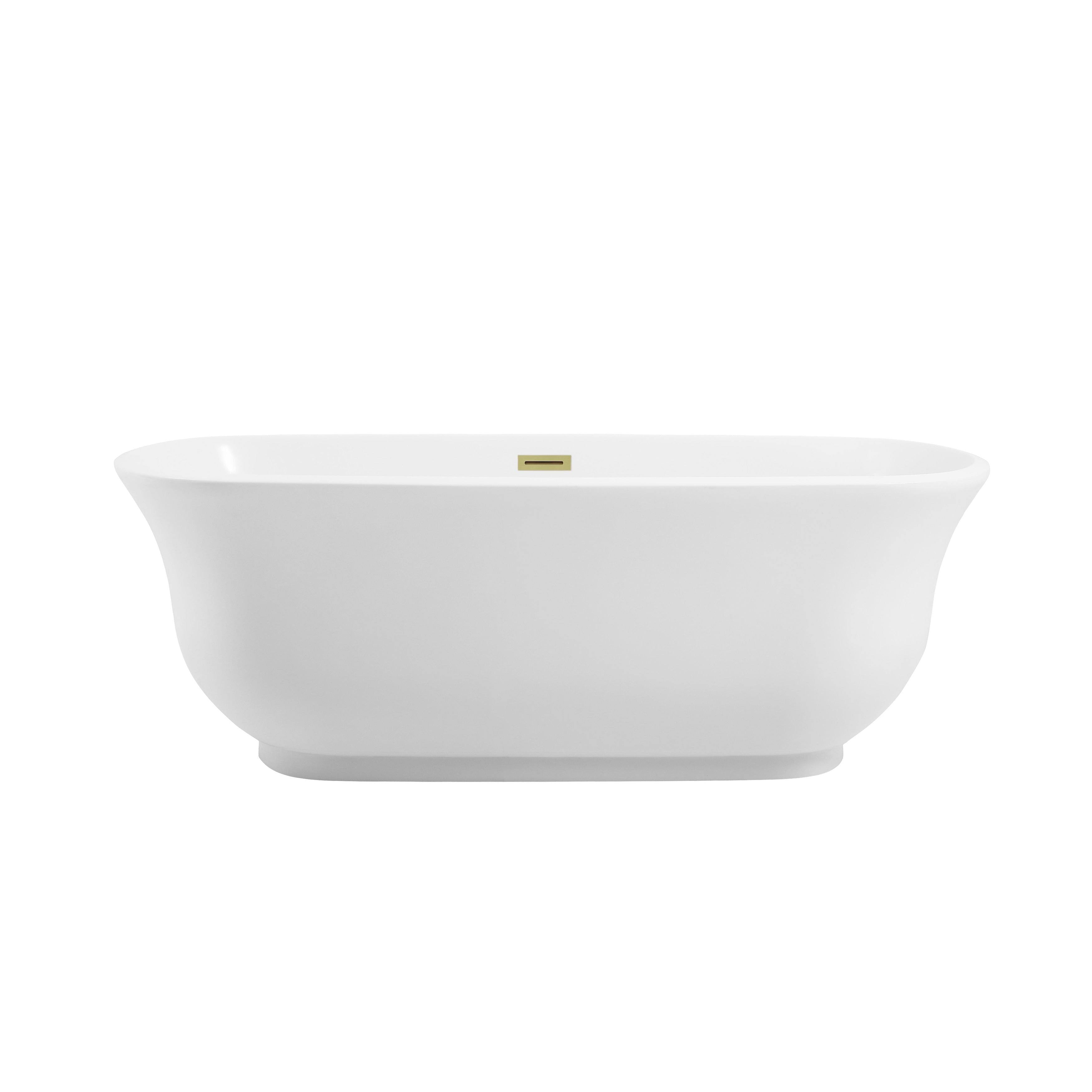 Soaking Bathtub In Glossy White