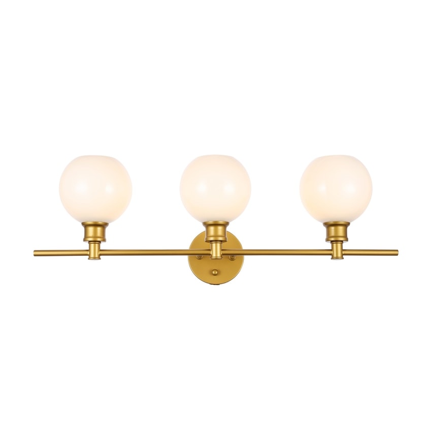 Camille 3 Light Frosted Glass Wall Sconce