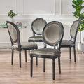 Camille Contemporary Velvet Dining Chairs Set Of 4 By Christopher Knight Home
