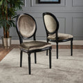 Camille Velvet Fabric Dining Chair Set Of 2 By Christopher Knight Home
