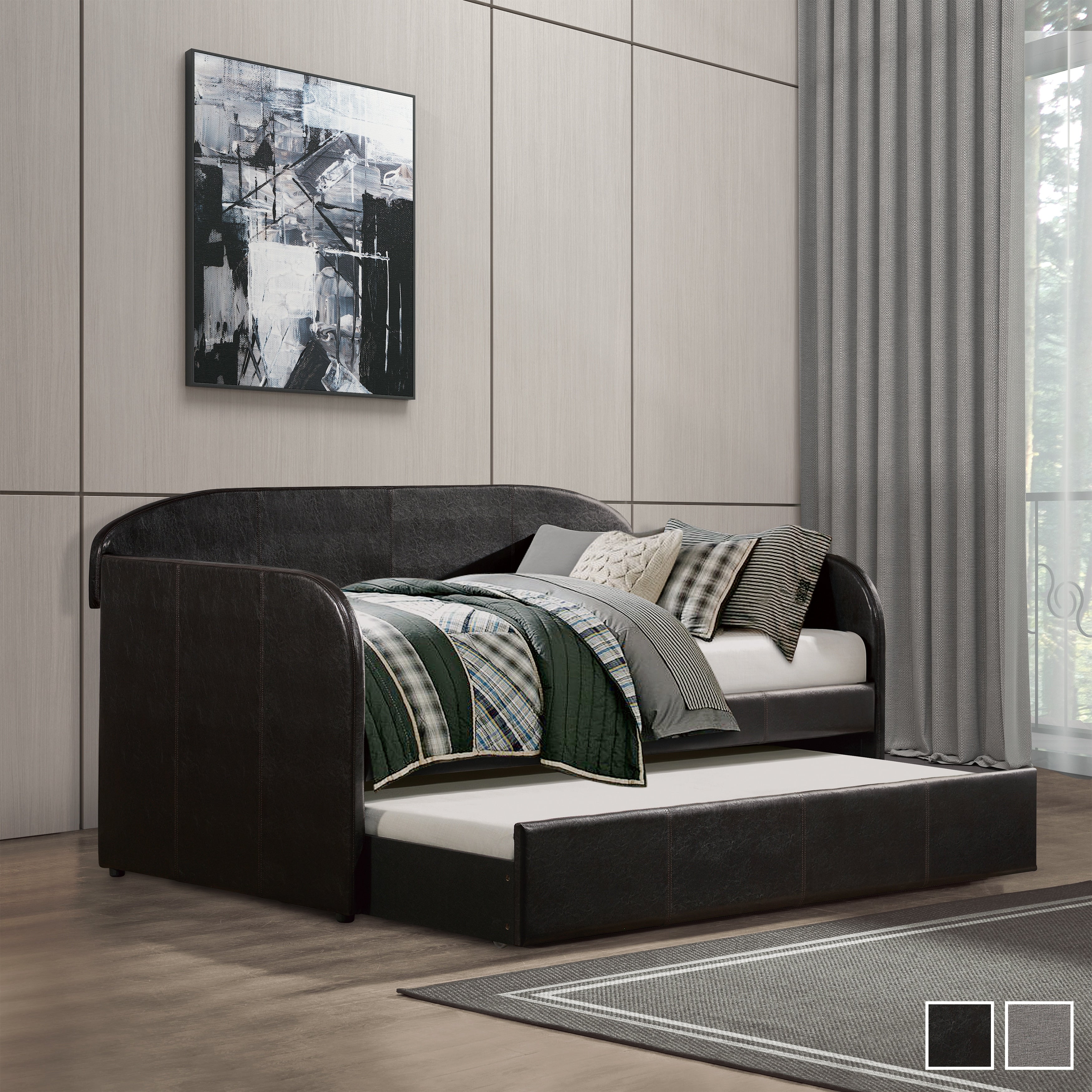 Tiana Upholstered Daybed With Trundle