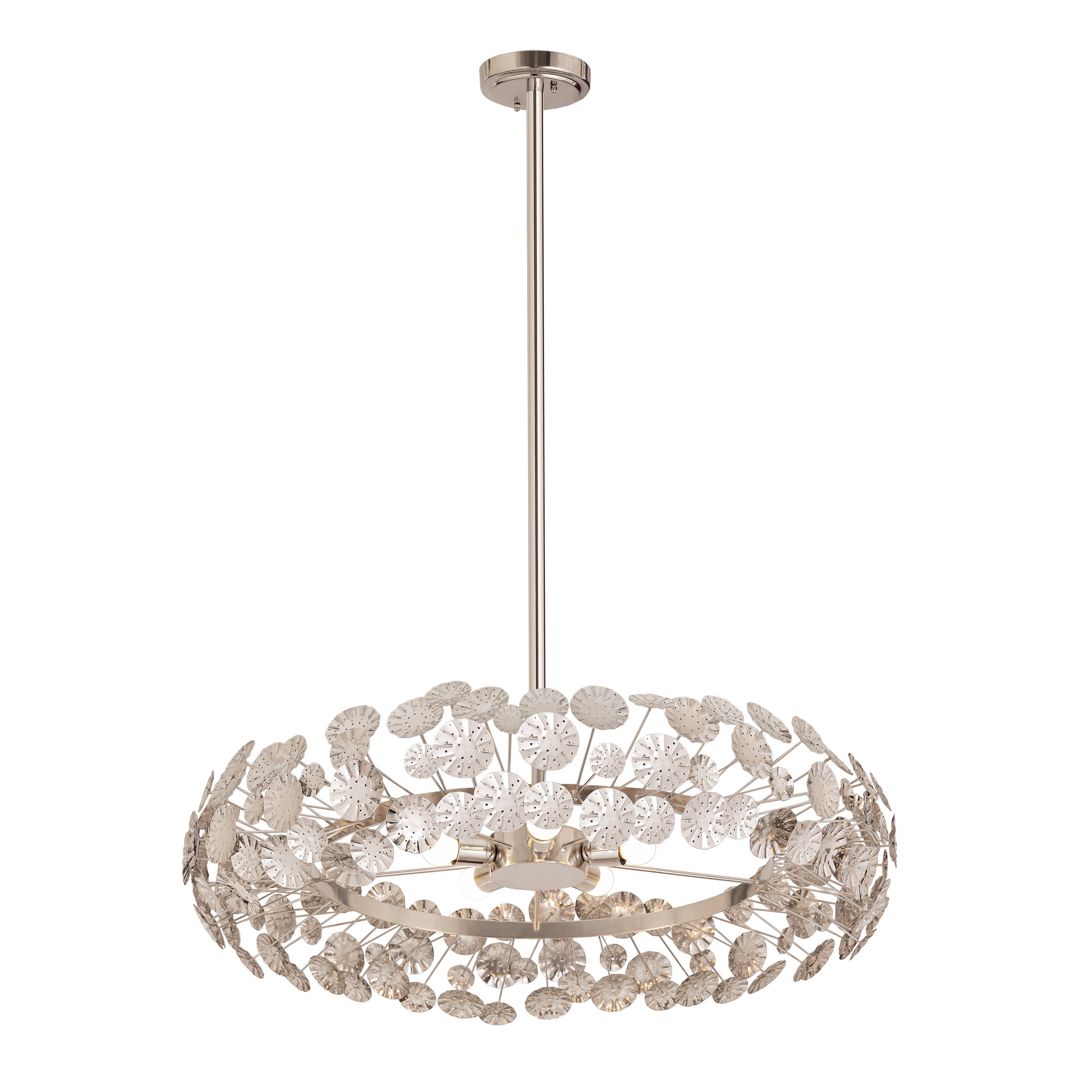 Camora 26 Inch Wide 3 Light Chandelier In Nickel