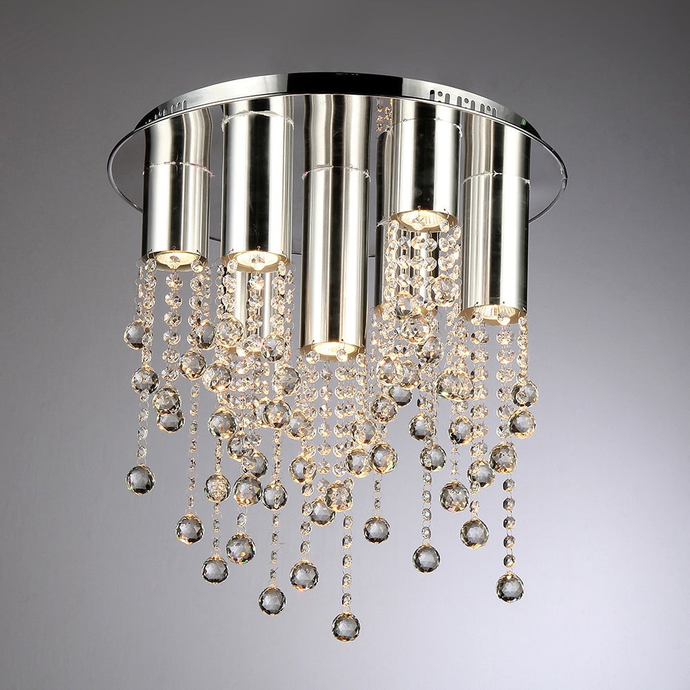 Warehouse Of Tiffany Campbell Flush Silver