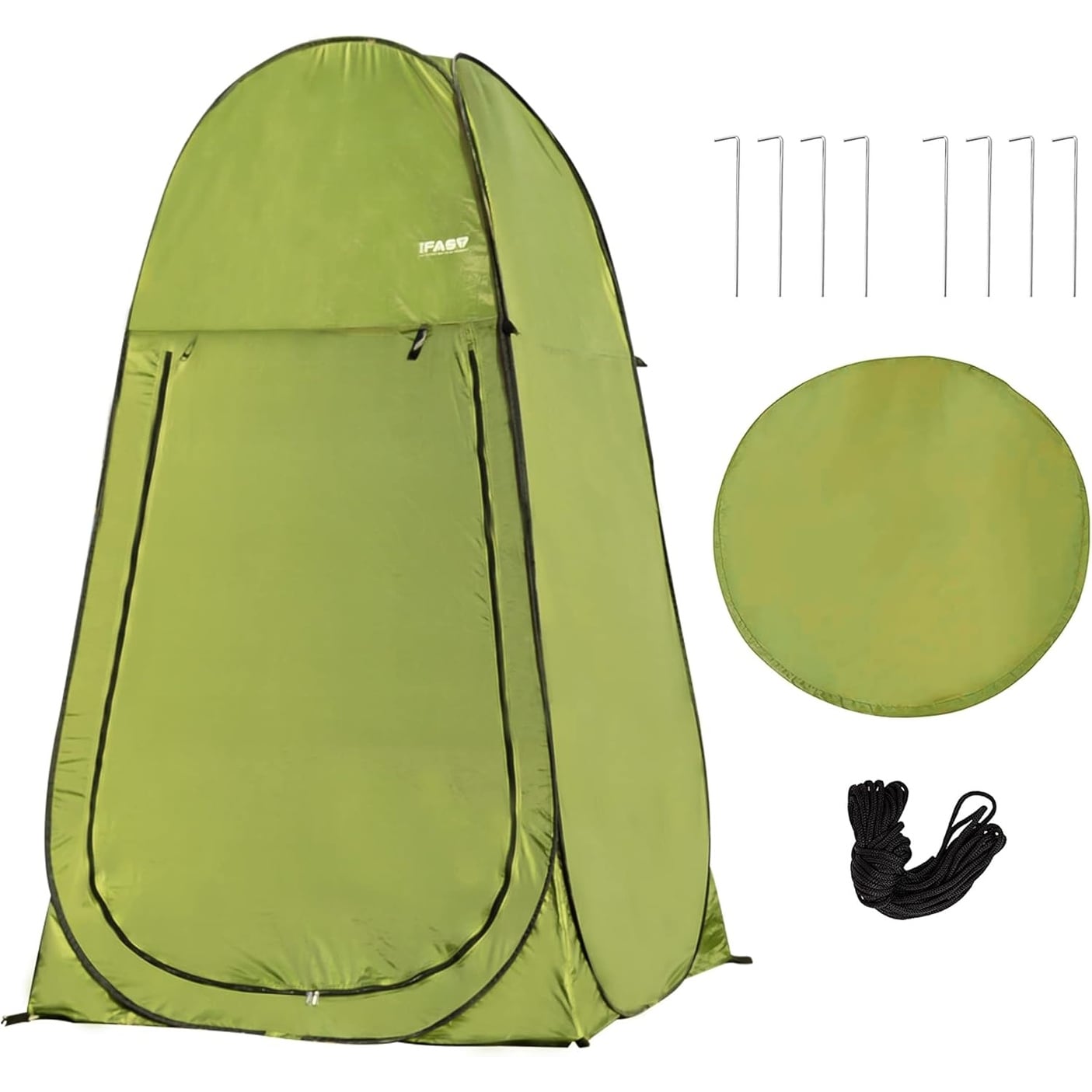 Camping Shower Tent 7Ft Instant Pop Up Privacy Tents Portable Toilet Tent Outdoor Dressing Room