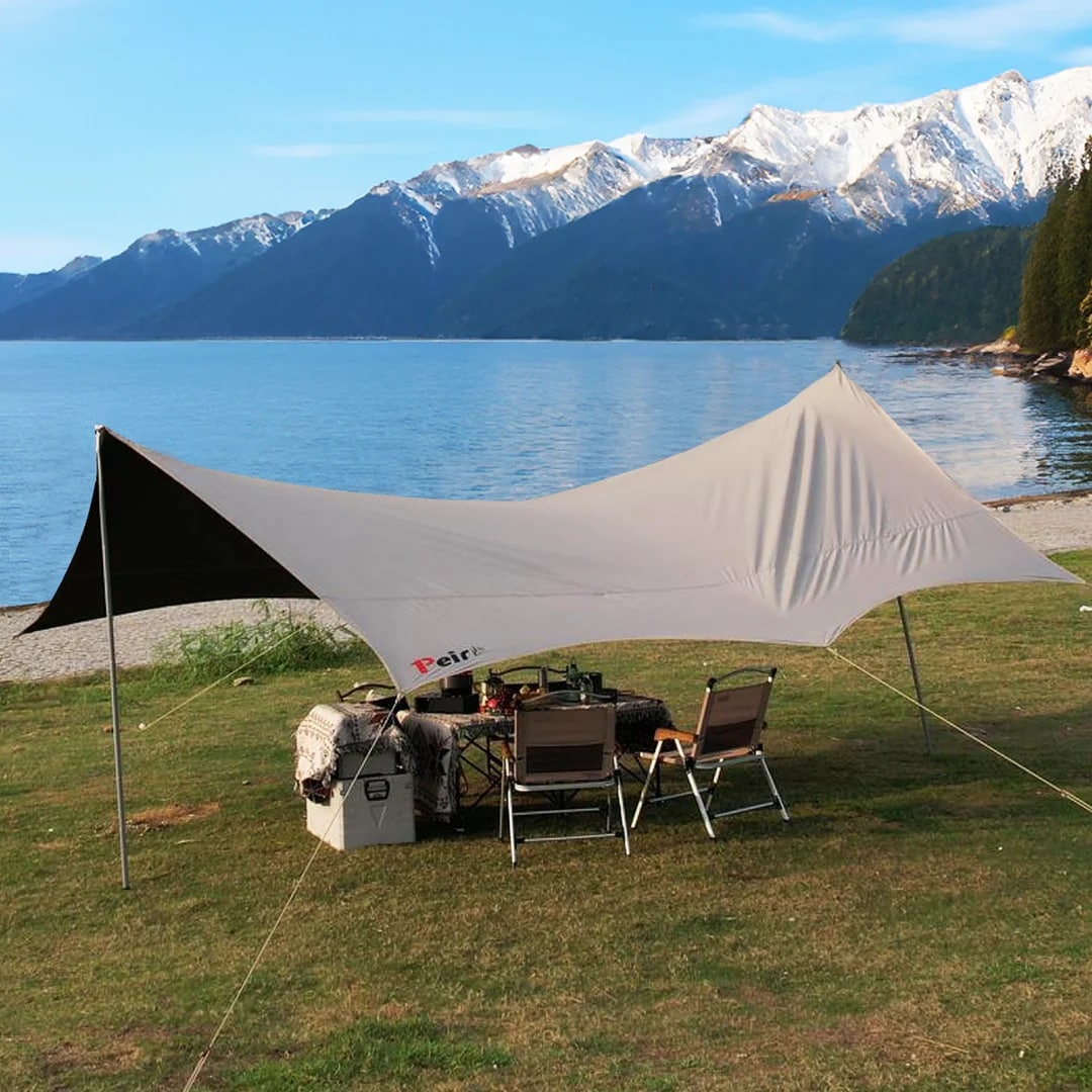 Camping Tent Tarp Waterproof Sun Shade Canopy