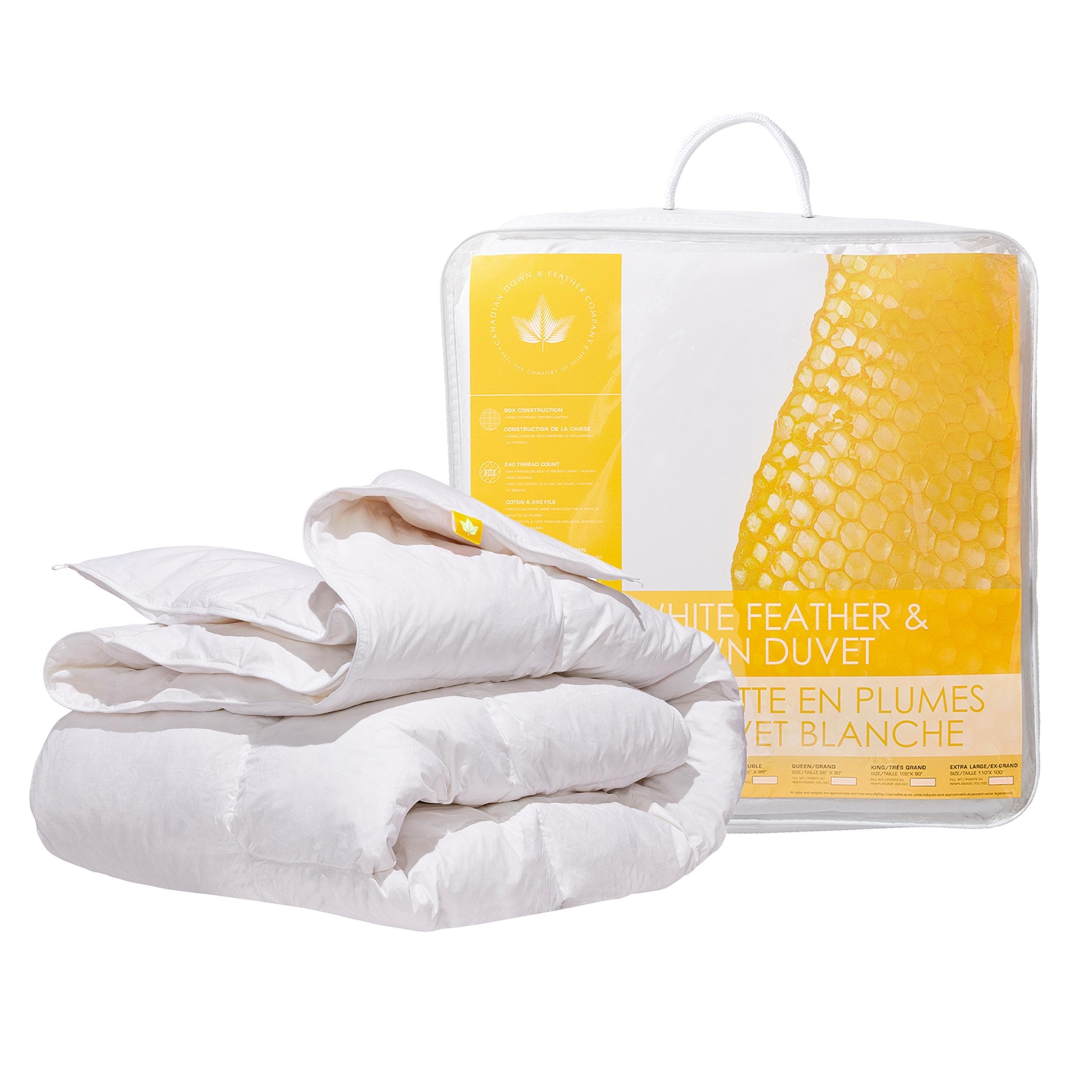 Canadian Down Feather Company White Feather Down Comforter