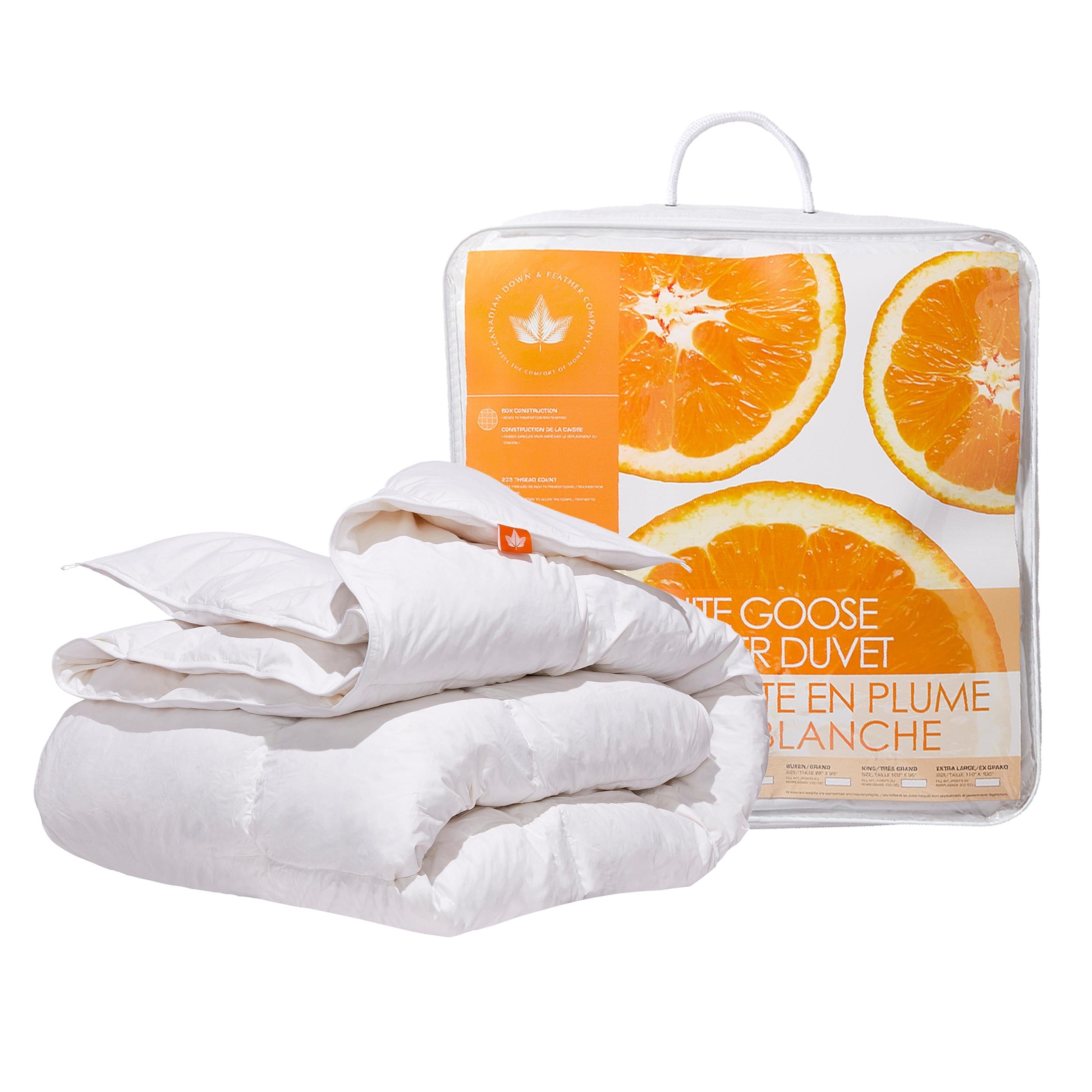 Canadian Down Feather Company White Goose Feather Comforter