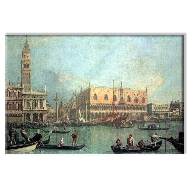 Canaletto Palazzo Ducale 24X36 Inch Canvas Art