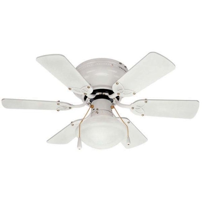 Canarm Cf3230611S Twister 1 Light 6 Blade Hugger Ceiling Fan White N A