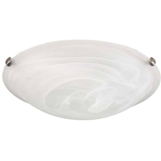 Canarm Ifm161651 3 Light 16 Wide Flush Mount Ceiling Fixture Brushed Pewter N A