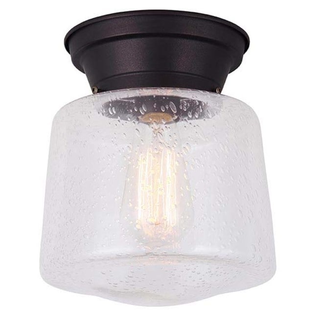 Canarm Ifm623A08 Mill 1 Light 8 Wide Semi Flush Ceiling Fixture Oil Rubbed Bronze N A