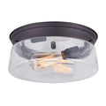 Canarm Ifm679A12 Albany 2 Light 12 Wide Flush Mount Drum Ceiling Fixture Oil Rubbed Bronze N A