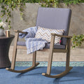 Candel Outdoor Acacia Wood Rocking Chair By Christopher Knight Home
