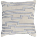 Earnest Geometric Feather Down Filled Or Poly Filled 18 Inch Throw Pillow