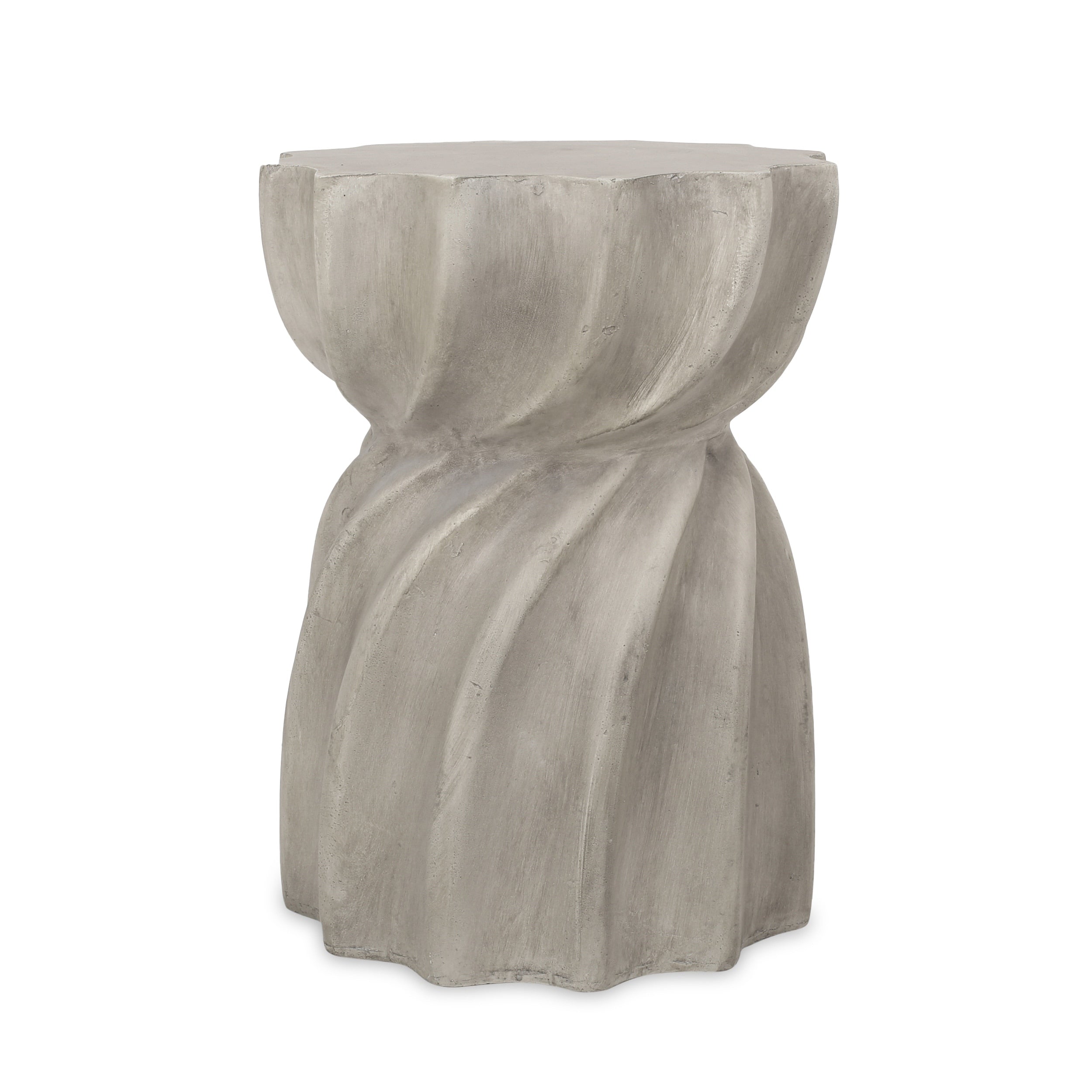 Canis Indoor Contemporary Lightweight Concrete Accent Side Table By Christopher Knight Home 14.00 W X 14.00 D X 18.50 H