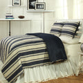 Canon Blue 3 Piece Quilt Set