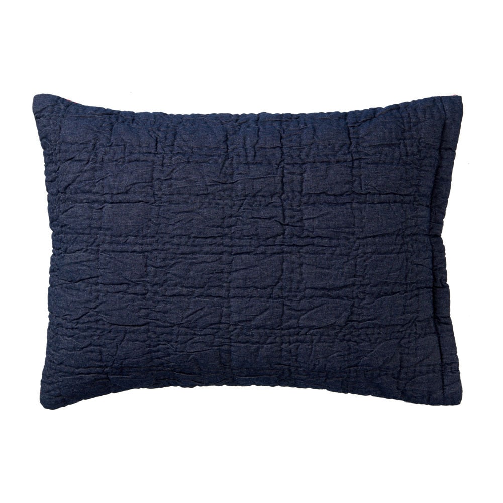 Canon Red Blue Tie Back King Sham